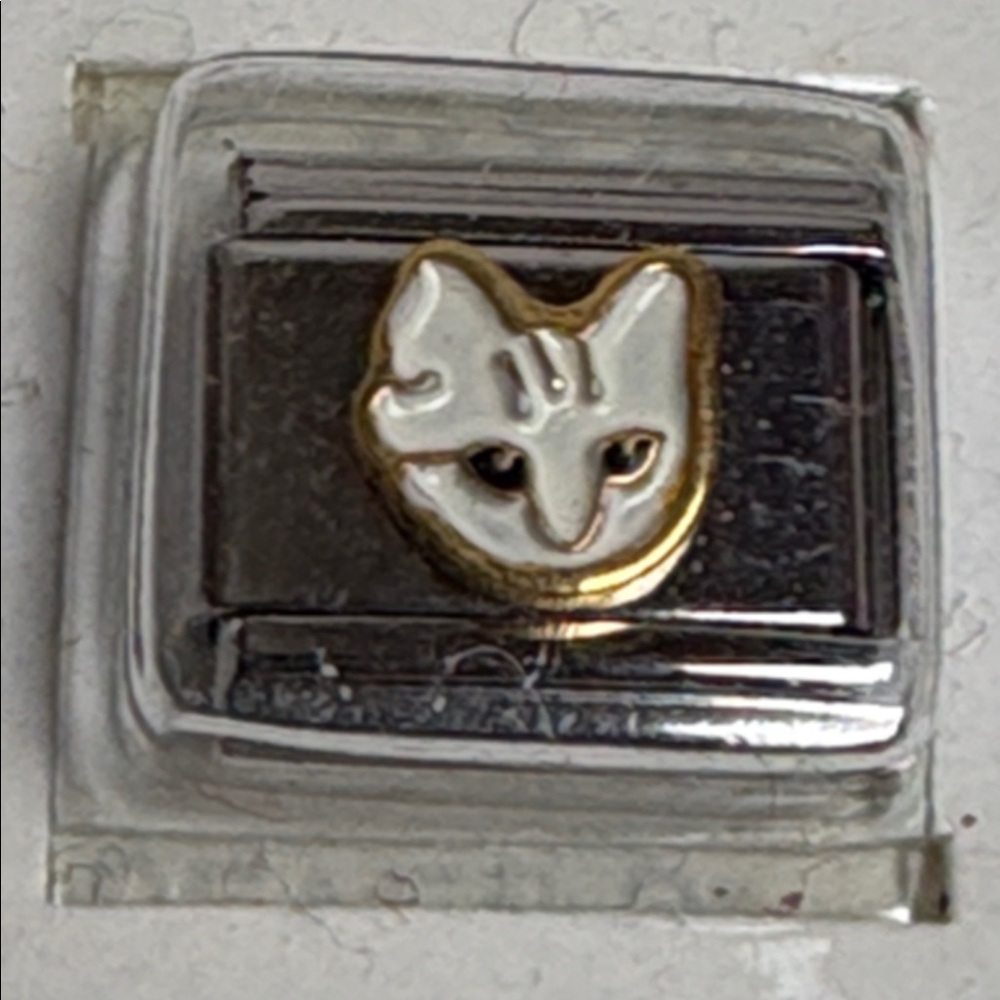 Vintage ADD A Charm Cat Link